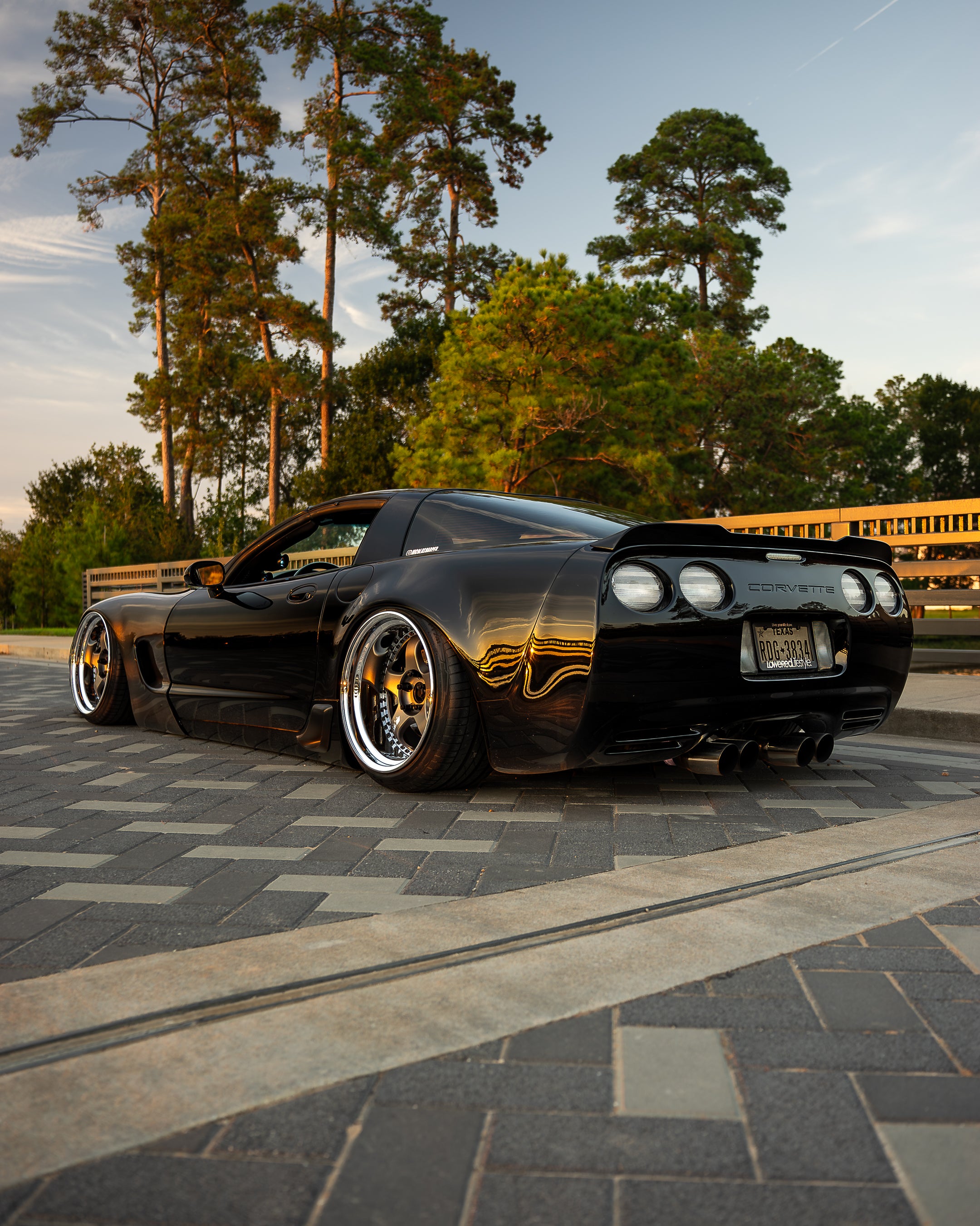 C5 Clear Tail Light Lenses - NON-YELLOWING! - IN STOCK!