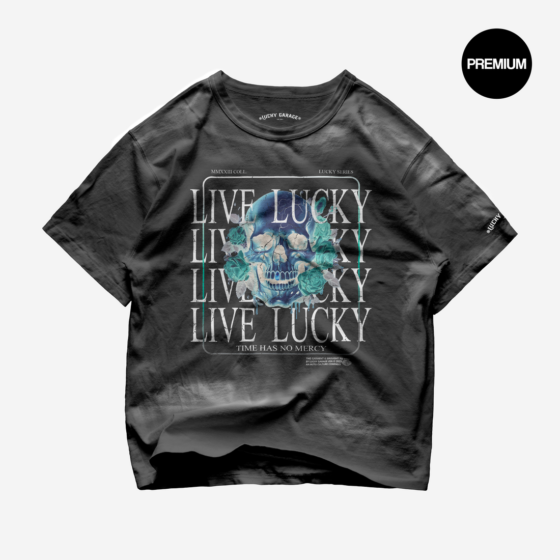 Lucky Series - Live Lucky XRAY Heavyweight Oversize Tee
