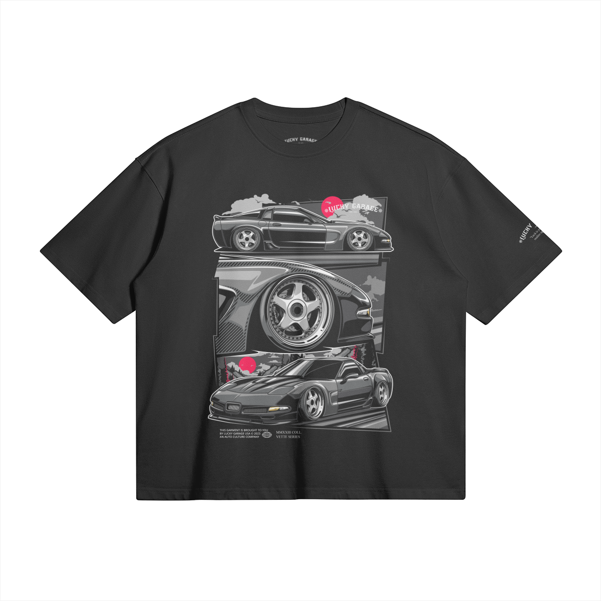 Vette Series - Heavyweight Oversize Tee – Lucky Garage USA