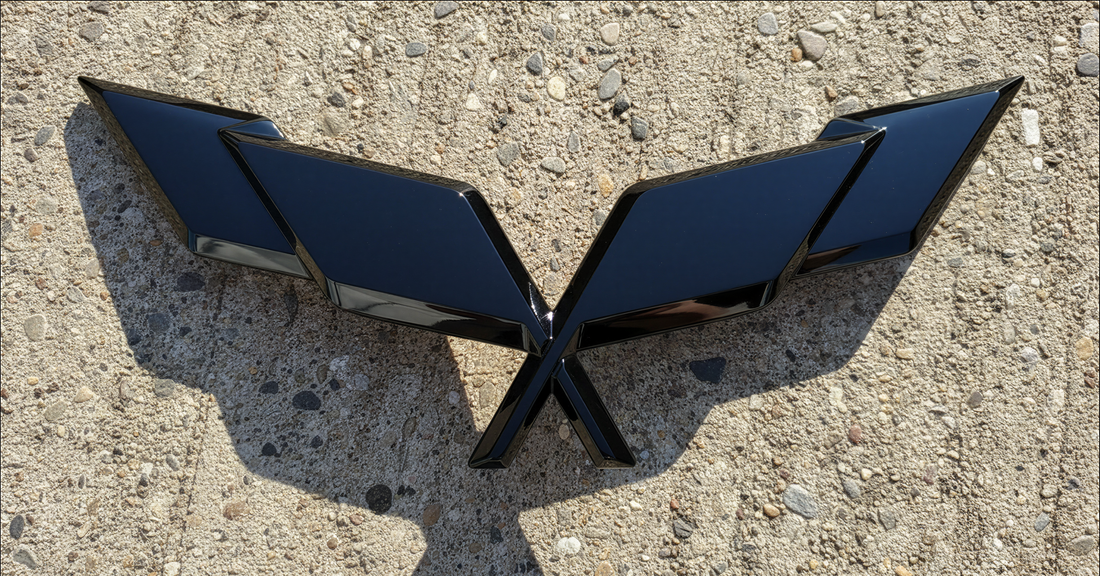 C5 Corvette Modernized Black-out Emblems V2