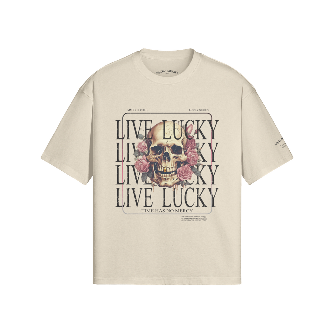 Lucky Series - Live Lucky Heavyweight Oversize Tee