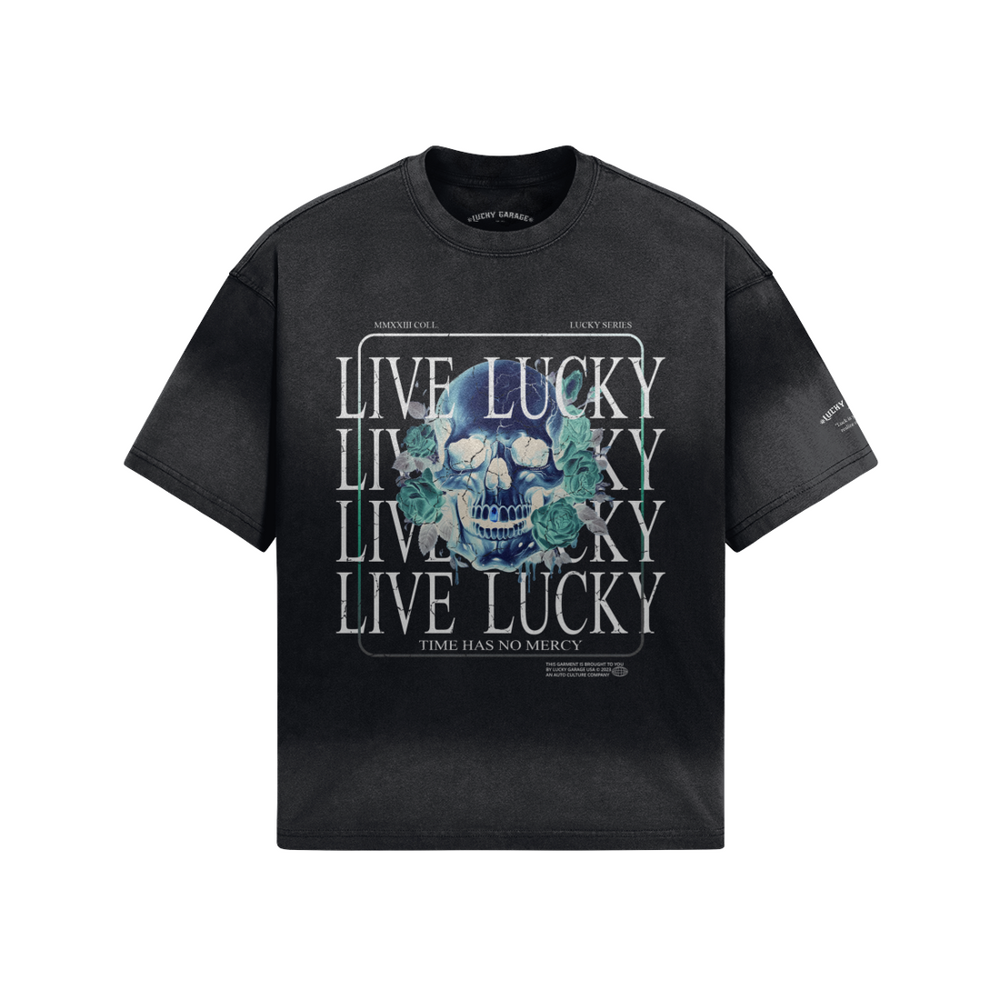 Lucky Series - Live Lucky XRAY Heavyweight Oversize Tee